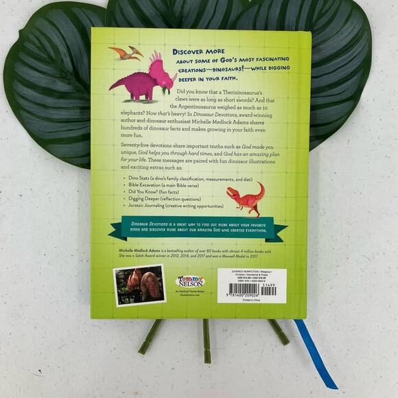 Dinosaur Devotion Michelle Medlock Adams Religion Christian Youth Hardcover Book - Picture 3 of 9